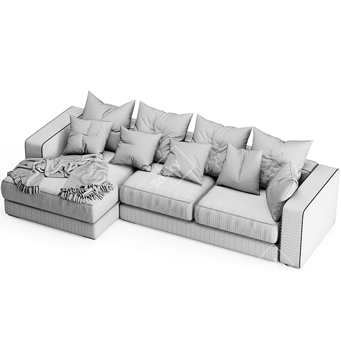 Boconcept Cenova: Modern Luxury Sofa 3D model image 6