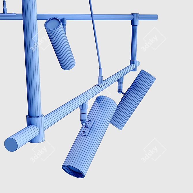 Maytoni Technical Rami: Sleek Multi-Directional Pendant Light 3D model image 6