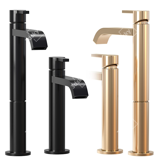 GEDA IKO Faucet Set: High-quality 3D models 3D model image 5