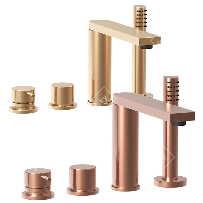 GEDA IKO Faucet Set: High-quality 3D models 3D model image 6