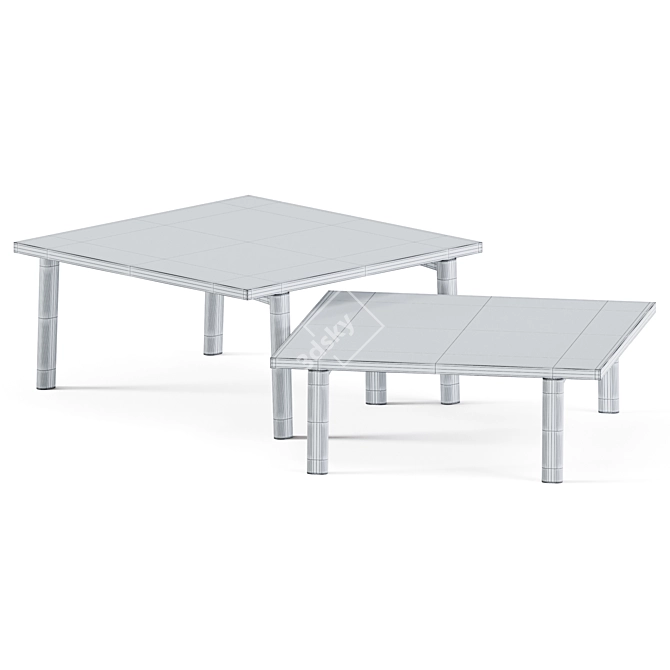 Modern Italian Coffee Table FLY-q 3D model image 2