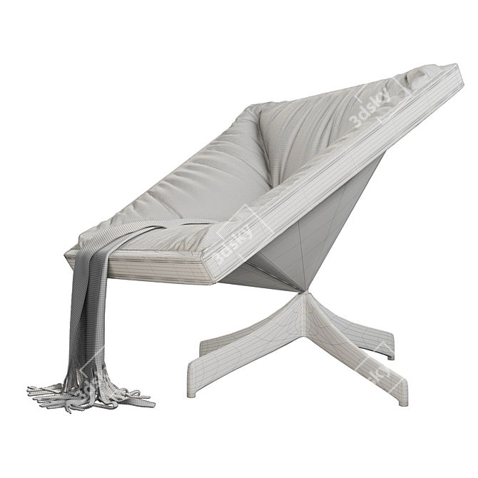 Elegant 2015 Armchair: Polys 133,464 3D model image 3