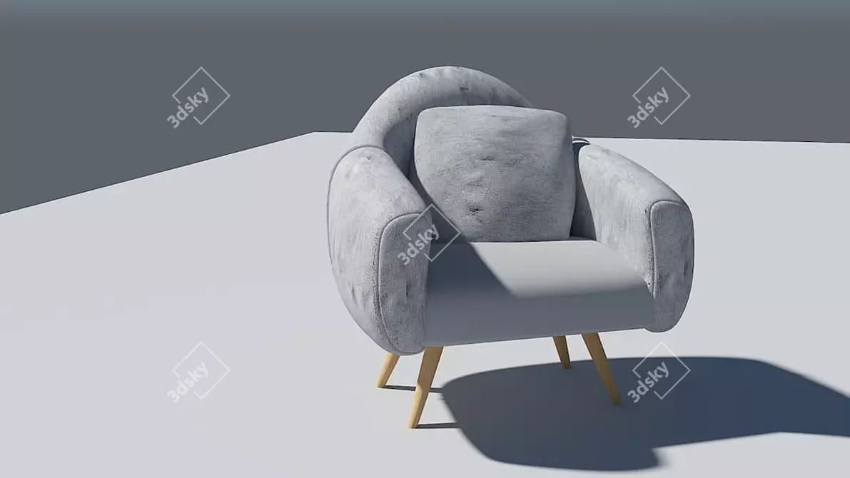 Elevate Your Home: ArmChair 3D model image 2