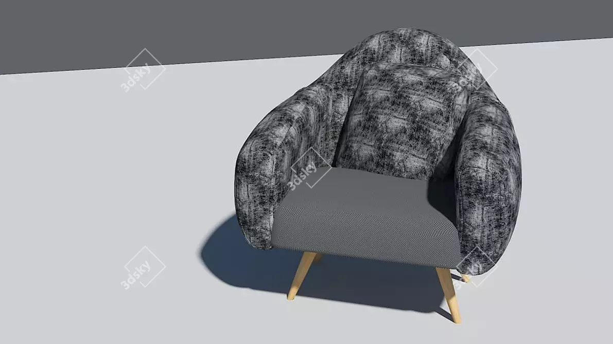 Elevate Your Home: ArmChair 3D model image 3