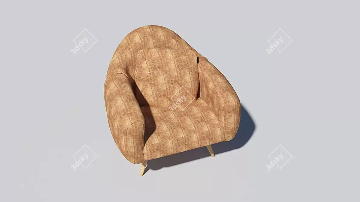 Elevate Your Home: ArmChair 3D model image 5