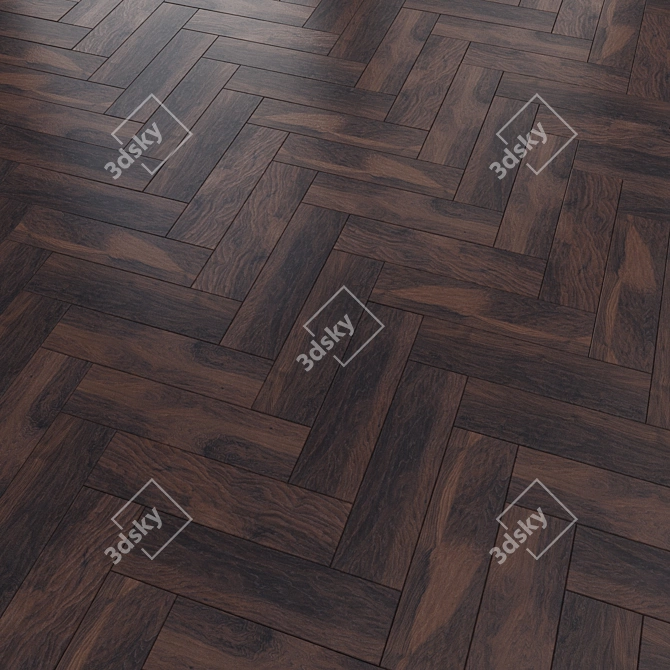 Parquet No. 5: Linear, Chevron, Herringbone 3D model image 3