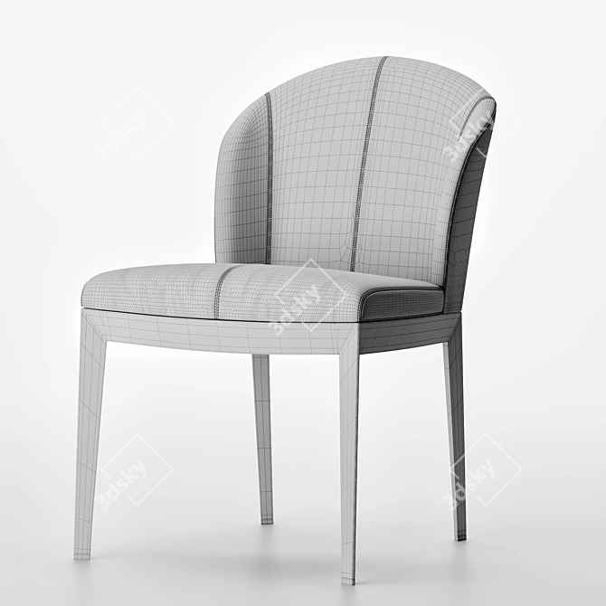 Giorgetti Normal Chair: Timeless Elegance. 3D model image 5