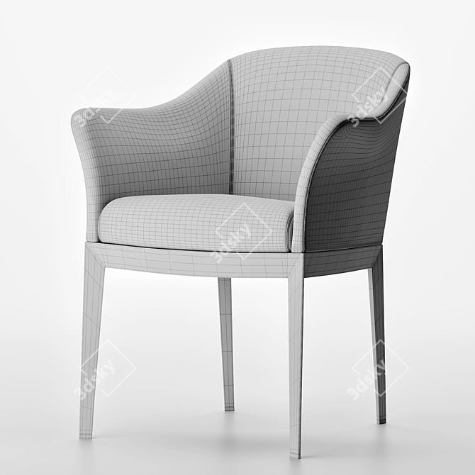 Giorgetti Normal Chair: Timeless Elegance. 3D model image 6