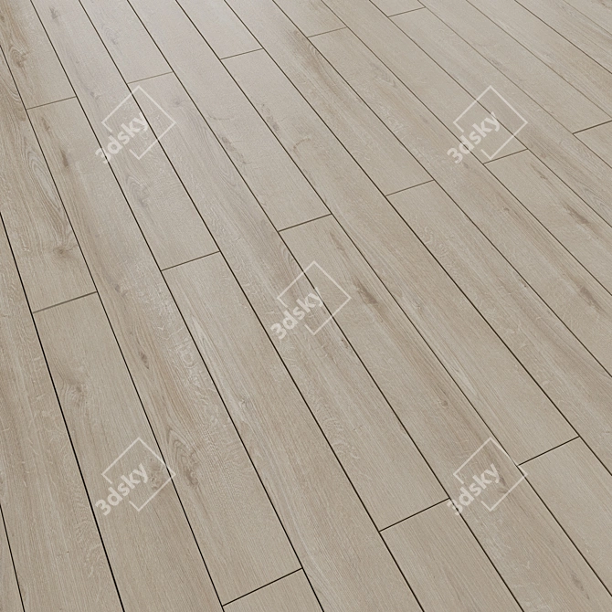 Versatile Parquet Patterns: Linear, Chevron, Herringbone 3D model image 1