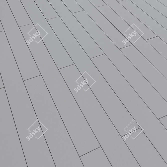 Versatile Parquet Patterns: Linear, Chevron, Herringbone 3D model image 4