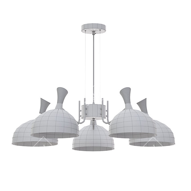 Sleek and Stylish Amanda Design Lamp 3D model image 2