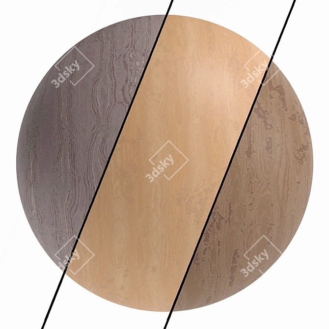 Worn Wood PBR Materials 3D model image 5