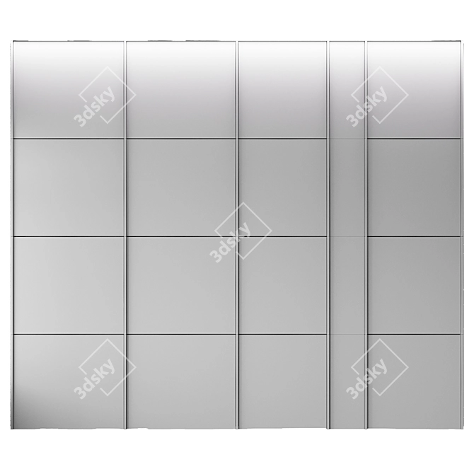 Rock Panel Wall Décor 3D model image 14