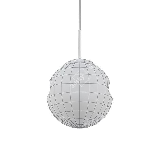 Radiant Globe Pendant Light 3D model image 2