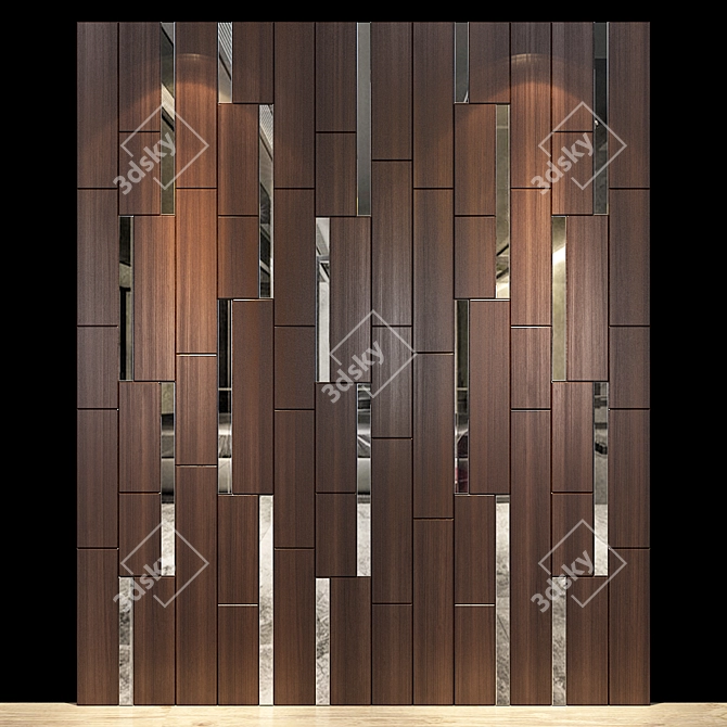Stylish Wall Panel 29: Elevate Your Space! 3D model image 1