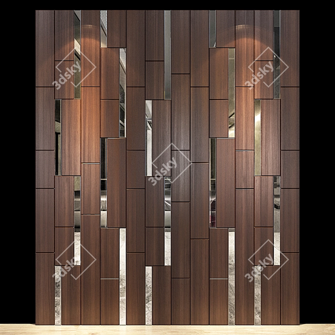 Stylish Wall Panel 29: Elevate Your Space! 3D model image 3