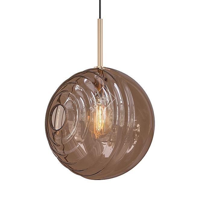 Elegant Perla Pendant 3D model image 1