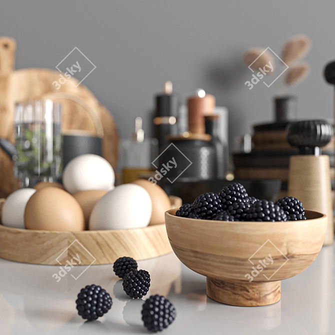 Kitchen Essentials Set 2018 3D model image 2