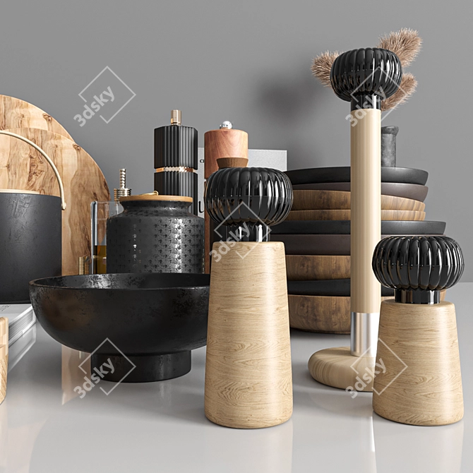 Kitchen Essentials Set 2018 3D model image 4