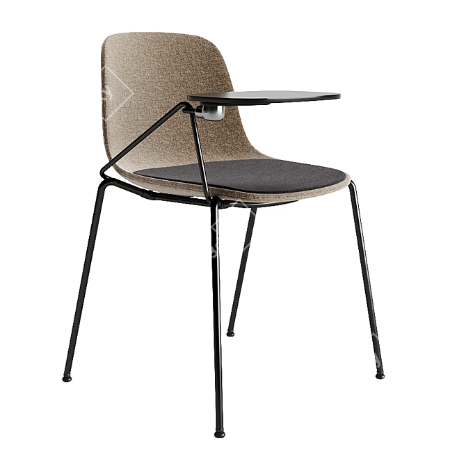 Elegant Seela Chair: Perfect for Modern Spaces 3D model image 1