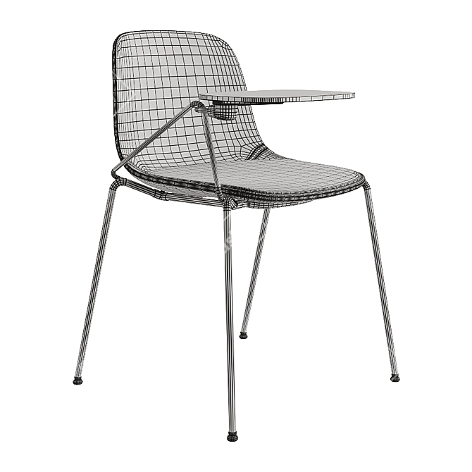 Elegant Seela Chair: Perfect for Modern Spaces 3D model image 5