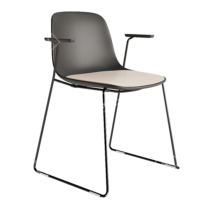 Elegant Seela S314 Chair 3D model image 1