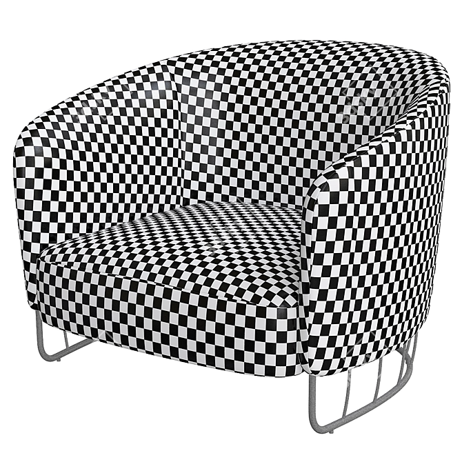 Tonella Armchair: Stylish Comfort and Elegance 3D model image 5