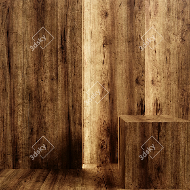 Wood 2: 3ds Max 2015 / Vray & Corona, FBX, High-Res Textures, T8K 3D model image 1