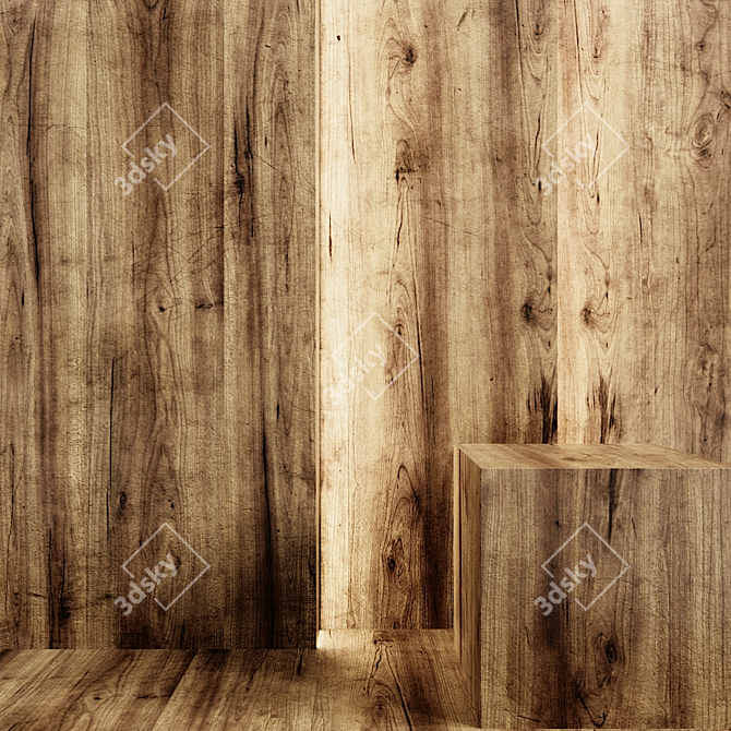 Wood 2: 3ds Max 2015 / Vray & Corona, FBX, High-Res Textures, T8K 3D model image 2