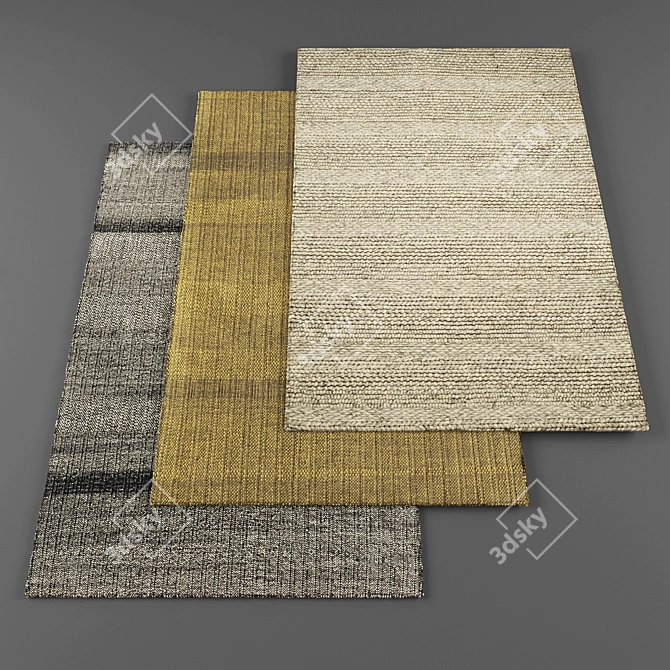 High Resolution Rug Collection 3D model image 1