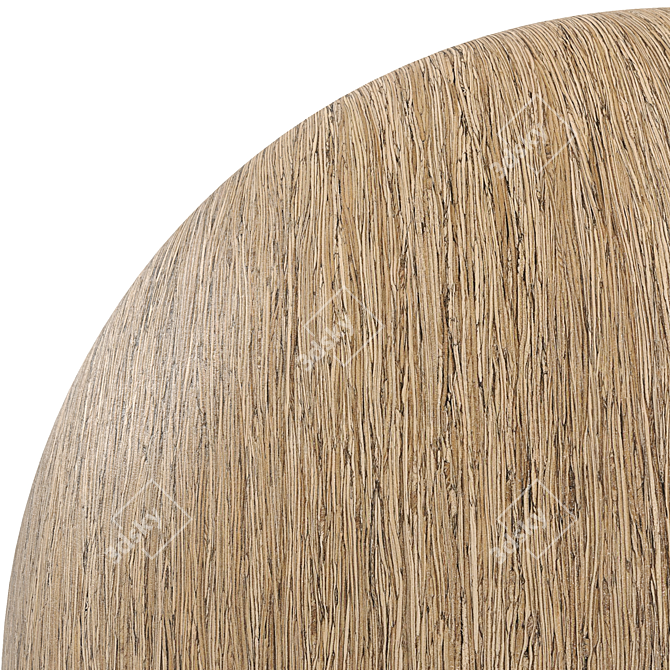 Sleek Zebrano Wood Design 3D model image 4