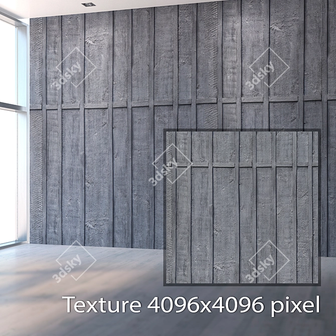 Seamless Wood Texture Set 3D model image 2