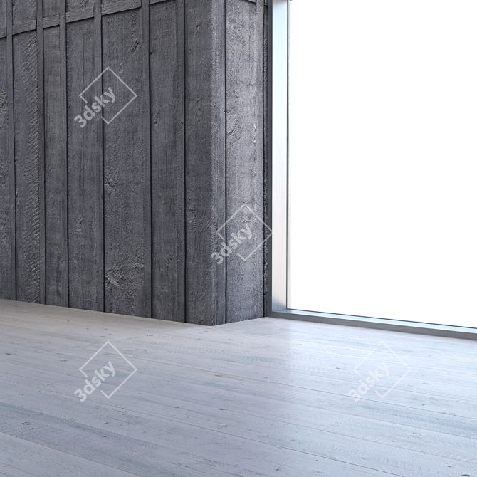 Seamless Wood Texture Set 3D model image 4