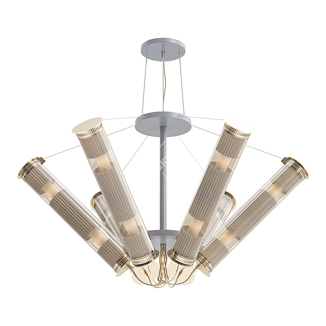 Solar Tube Pendant Light 3D model image 1