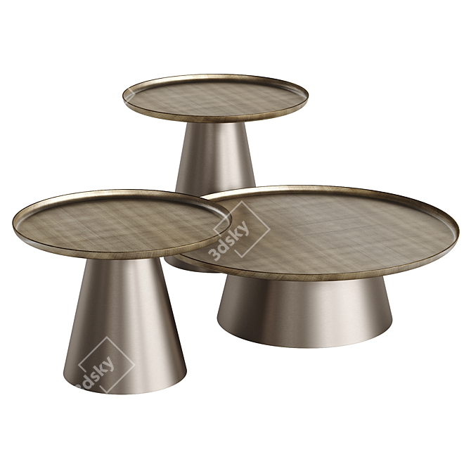 Cattelan Amerigo 360 Coffee Table 3D model image 6