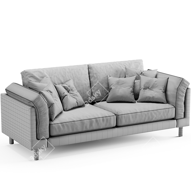 Boconcept Modern Sofa: Stylish and Comfortable 3D model image 6