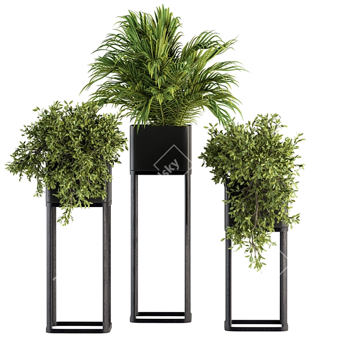 211 Indoor Plant Box Stand 3D model image 2