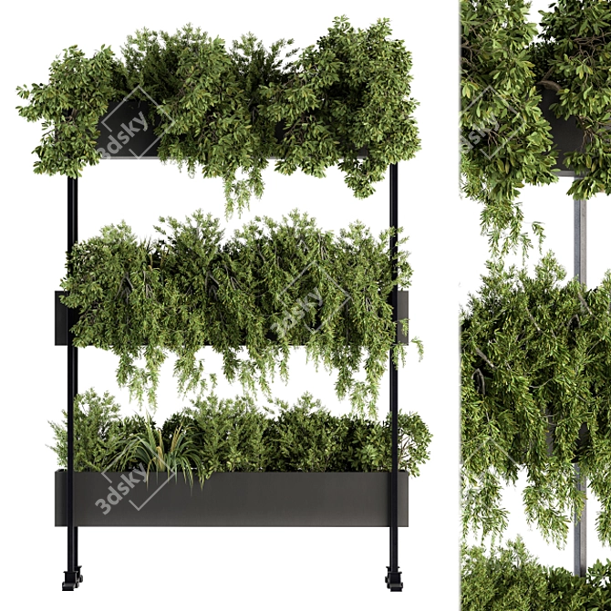 Green Oasis: Indoor Plant Set 3D model image 1