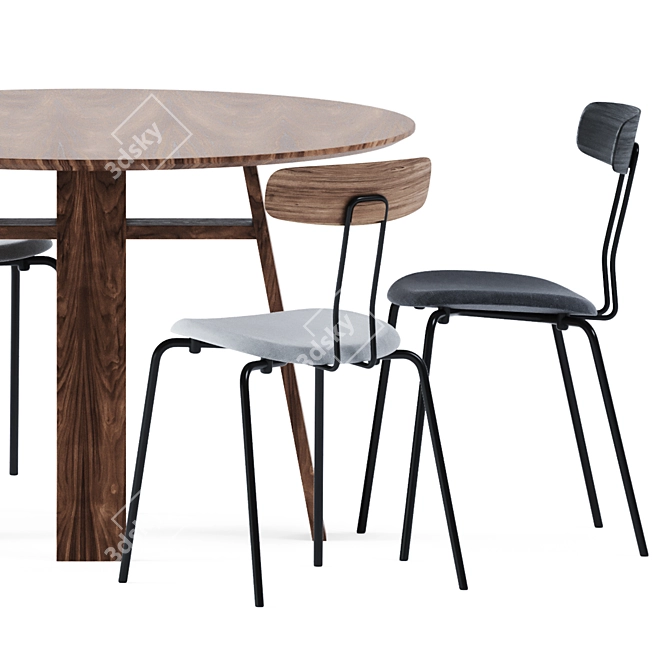 Bondt Dining Table: Zeitraum Excellence 3D model image 3