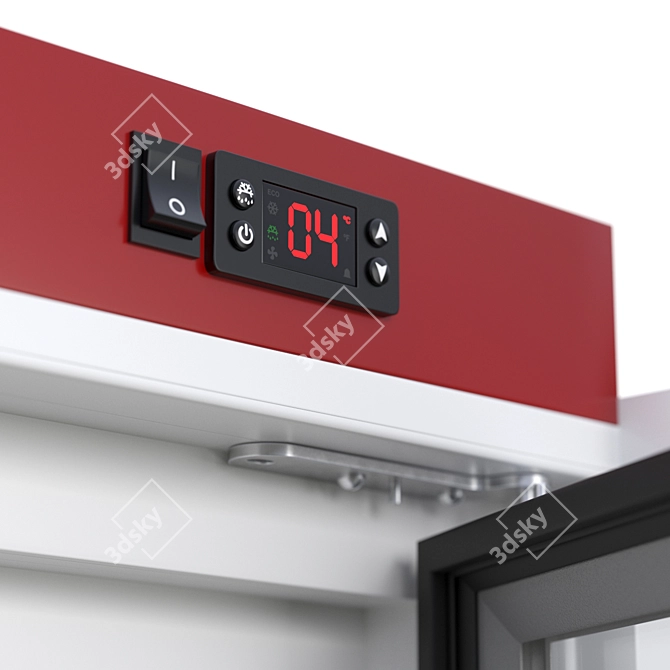 Barcelona Wall-Mounted Refrigerated Display 3D model image 2