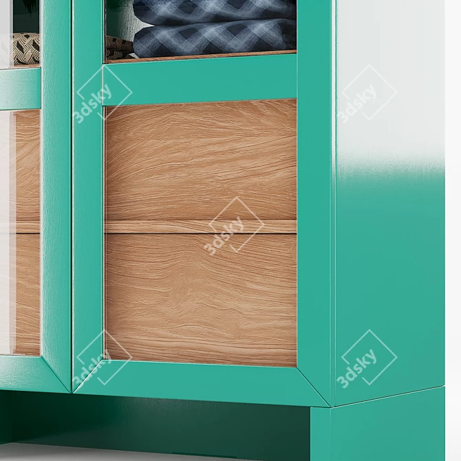 Elegant Mason Storage Cabinet 3D model image 5