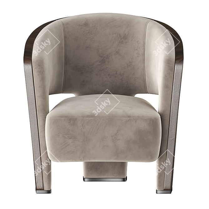 Modern Marelli CHLOE Armchair 3D model image 2