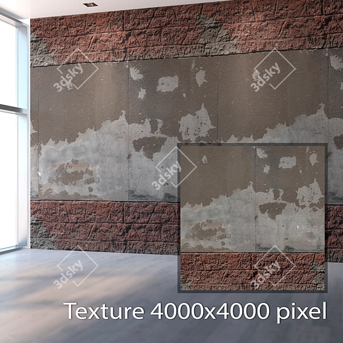 High-Resolution Seamless Facade Texture 3D model image 2