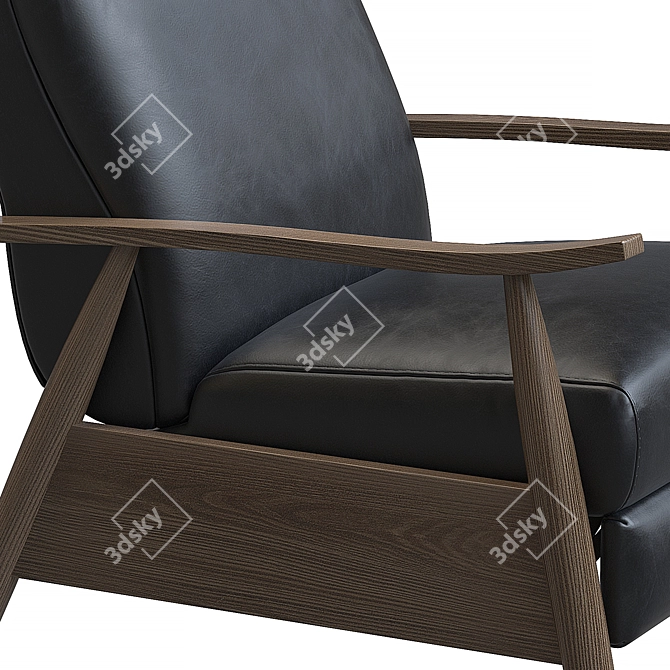 Solaris Recliner: Ultimate Comfort & Style 3D model image 5