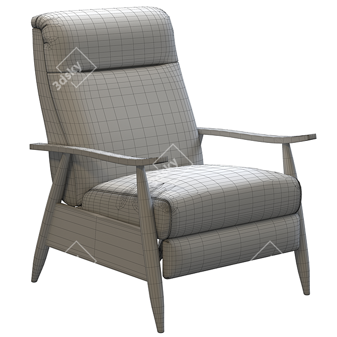Solaris Recliner: Ultimate Comfort & Style 3D model image 6