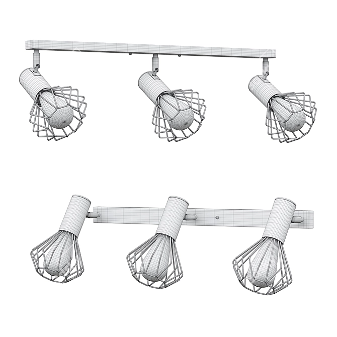 Lamp MSK Electric Diadem NL 22151-3
Elegant Electric Ceiling Lamp 3D model image 2