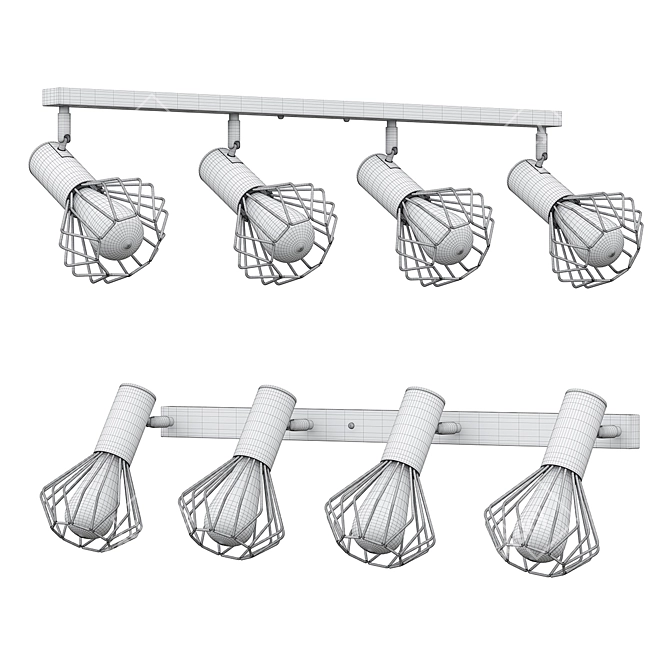 Modern Diadem NL 22151-4 Ceiling Lamp 3D model image 2