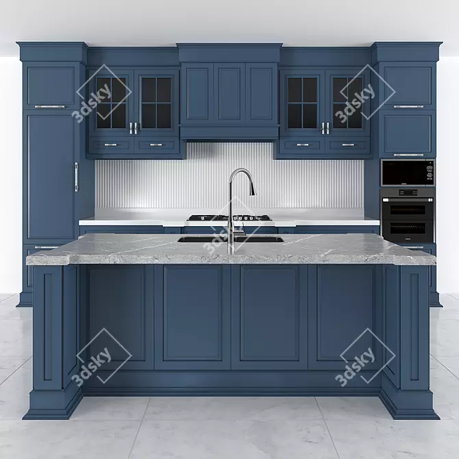 Essential Classic Kitchen Set 3D model image 8