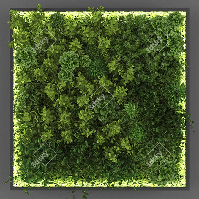 EcoGrow Vertical Garden Kit 3D model image 1