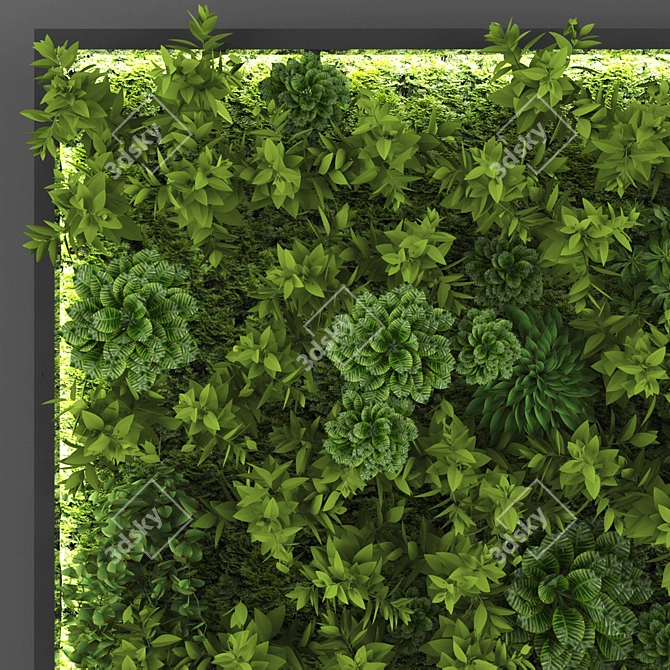EcoGrow Vertical Garden Kit 3D model image 2